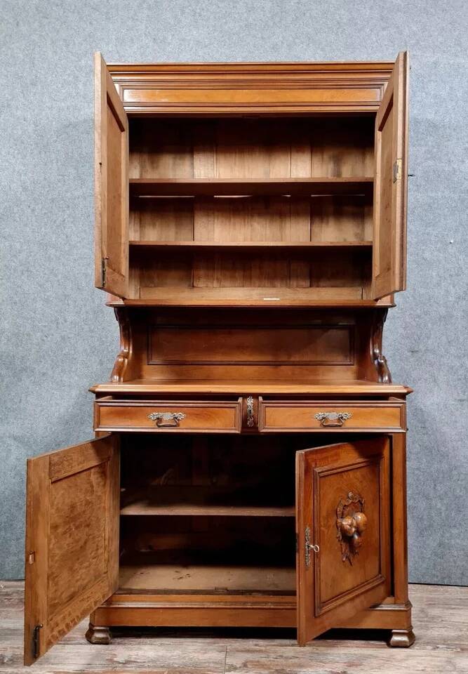 Napoleon III period double-body mahogany sideboard circa 1850