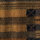 Large Scandinavian brown wool rya rug | Sweden | 1960s