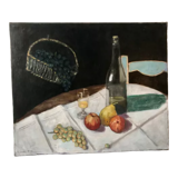 Old painting oil on canvas still life