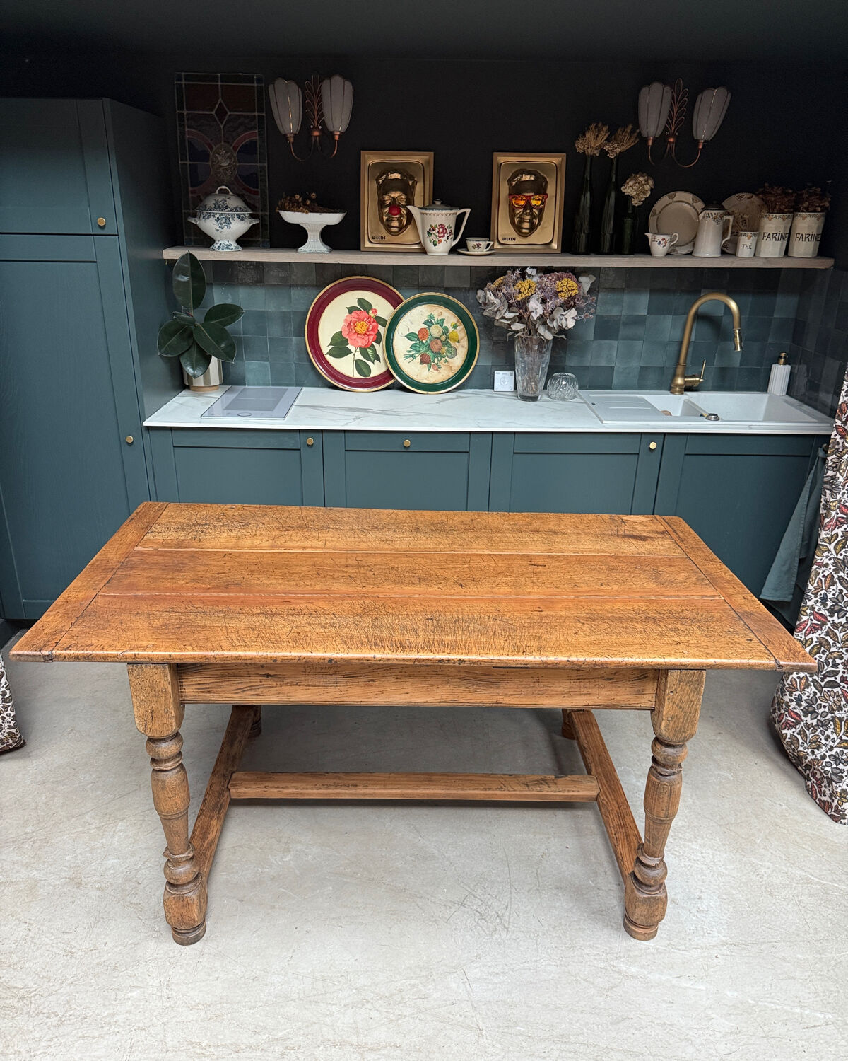 Table de ferme ancienne (rénovée)