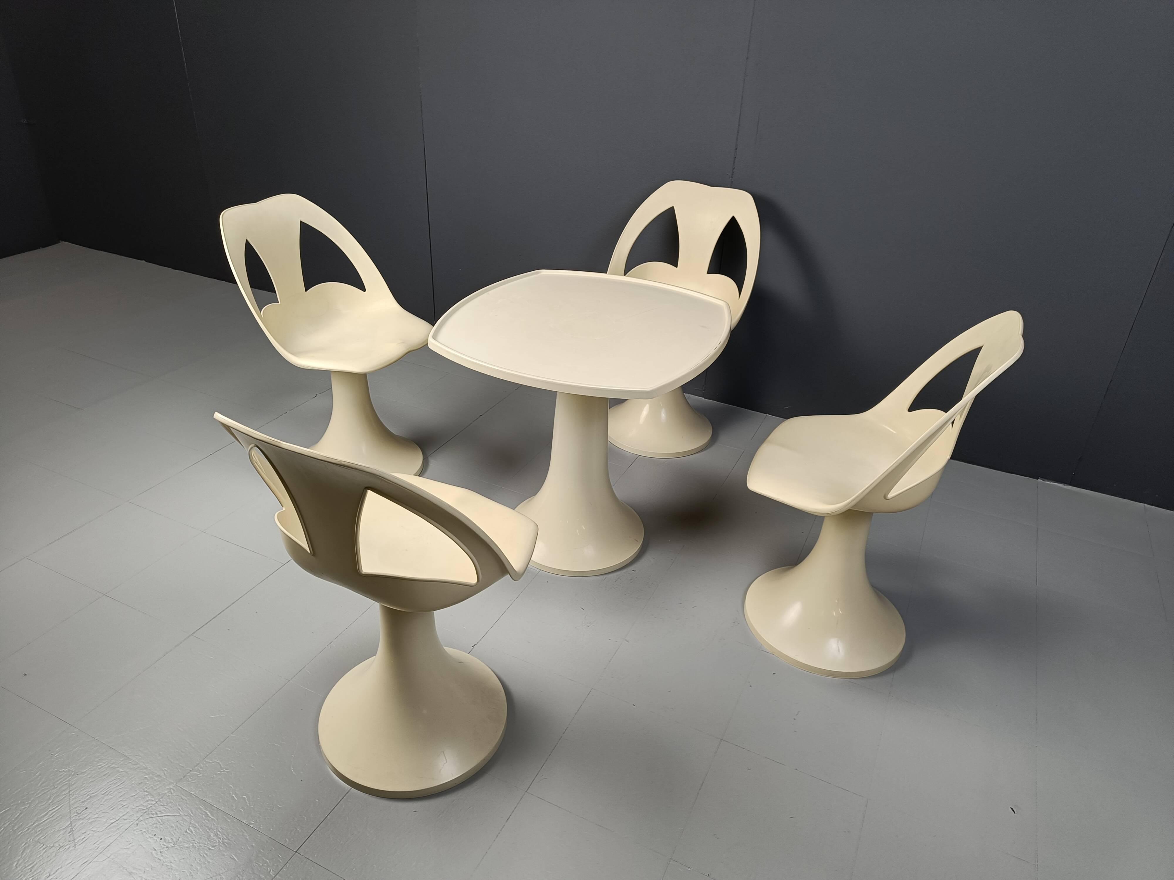 Space age dining set, 1960s