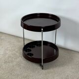 Vintage Chocolate Brown Bar Cart by Dal Vera Italy, 1960s