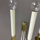 Set of 2 Original Brass Wall Lights Vereinigte Werkstätten München, Germany 1950