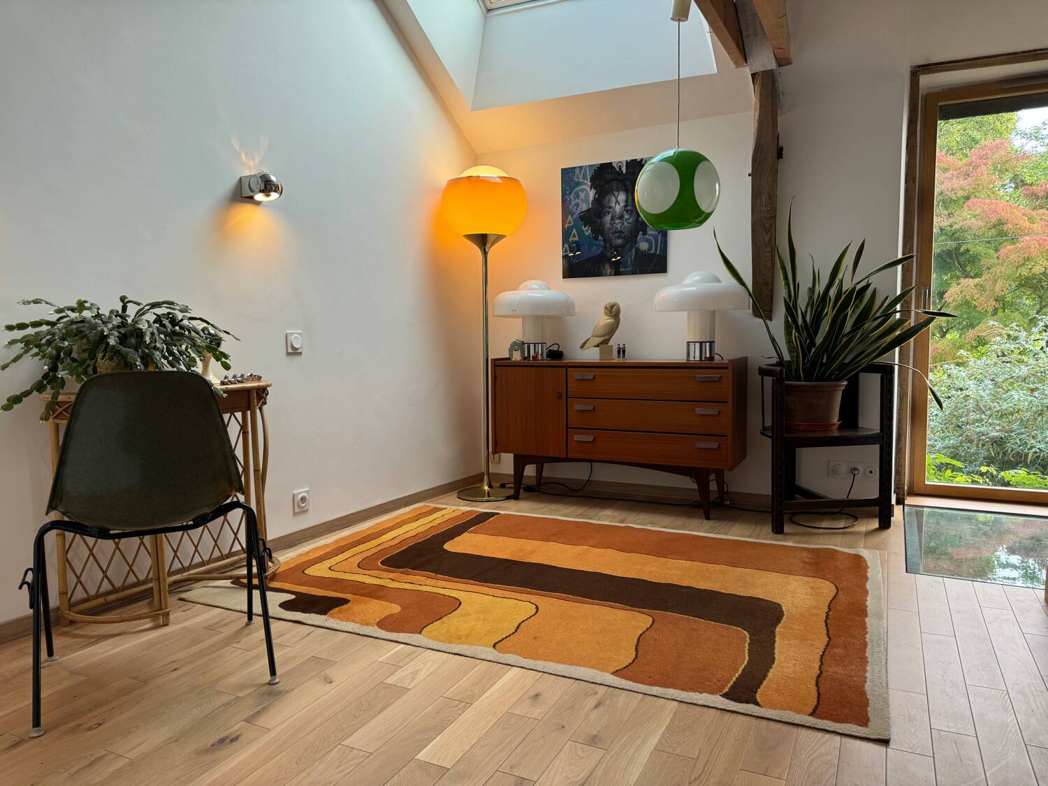 Vintage graphic rug / Amazon