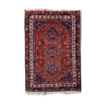 Antique tribal rug 320x220 cm wool oriental hand made carpet red, brown, blue