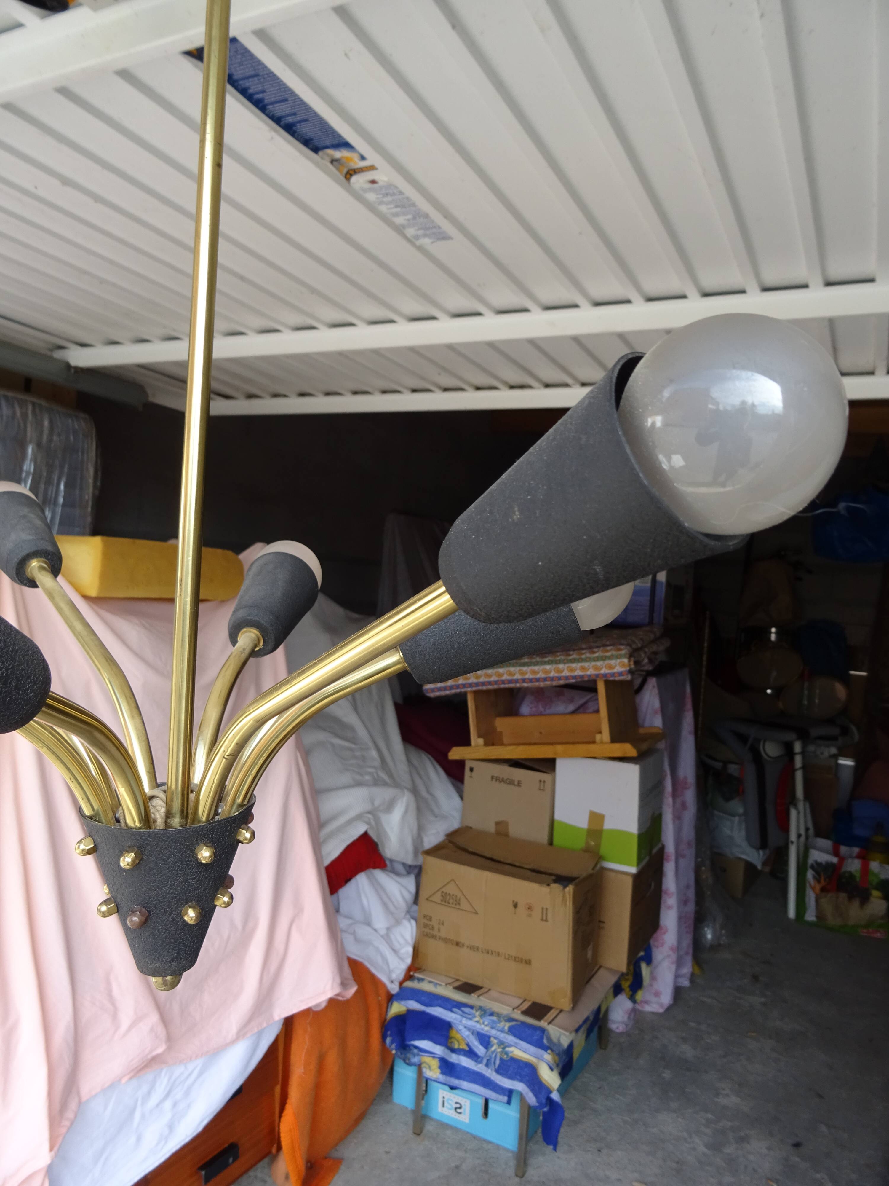 Vintage rockabilly sputnik chandelier from the 60s