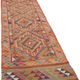 Turkish Handwoven Vintage Herki Kilim 97 cm x 317 cm