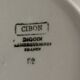 Digoin Sarreguemines CIBON hollow round dish