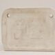 Wall-mounted earthenware soap dish
