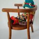 Chaise en bois enfant Baumann vintage