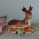 Deer pâté dish, vintage ceramic terrine