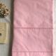 Antique linen and cotton towel candy pink