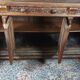 19th-century walnut buffet with two bodies.