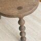 Small vintage wooden milking stool