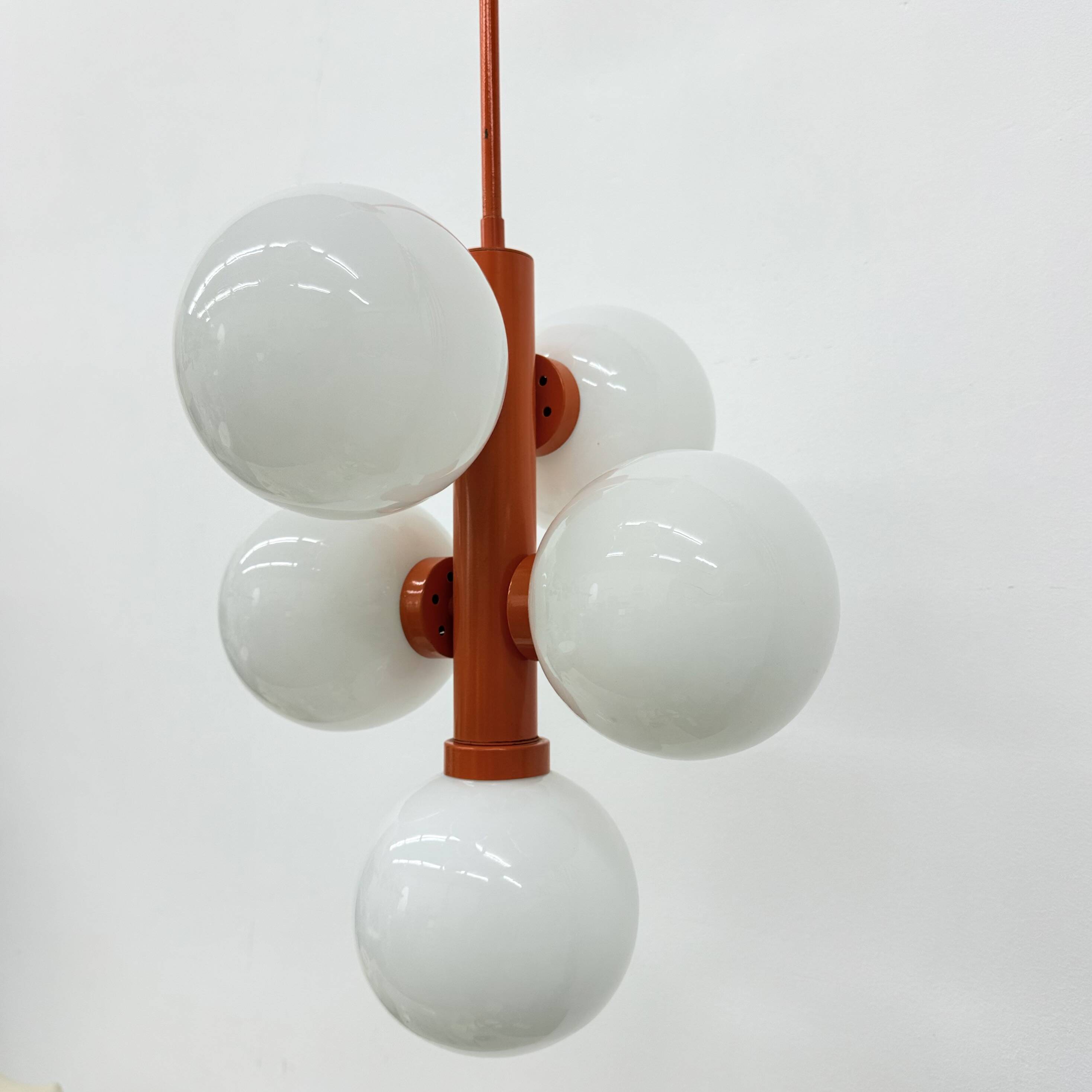 Mid-century atomic sputnik pendant lamp , 1970s