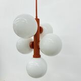 Mid-century atomic sputnik pendant lamp , 1970s