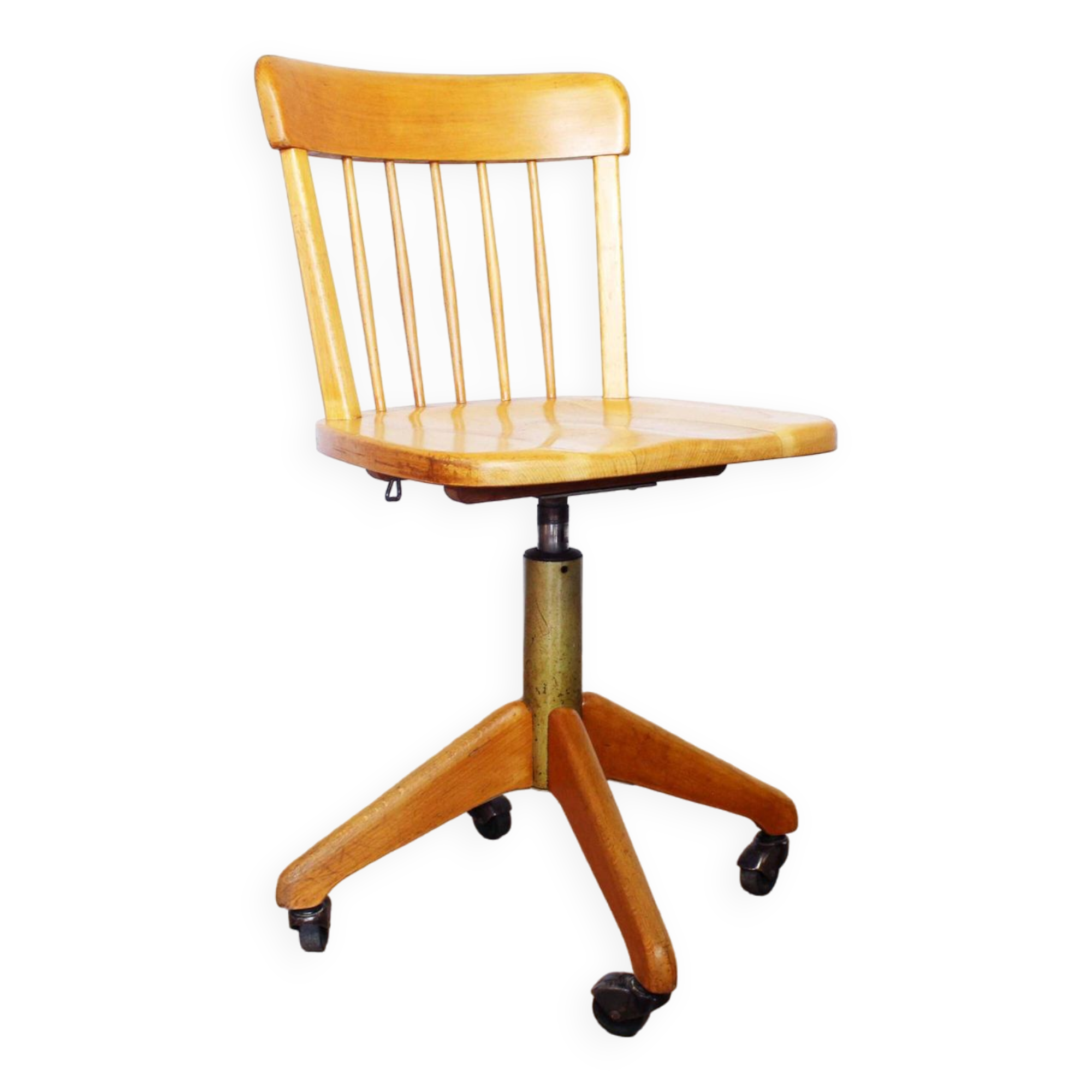 Stoll Giroflex wooden office chair