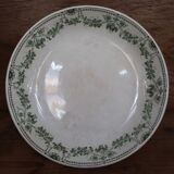 Plat sur pied, compotier Badonviller modèle Champagne
