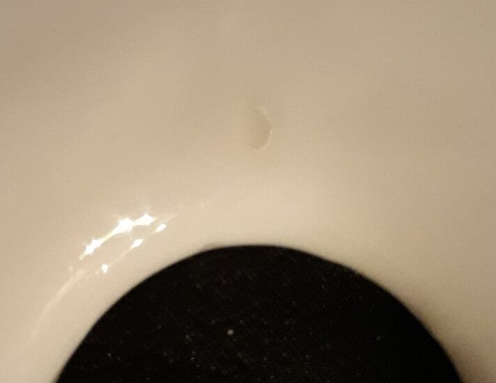 Opaline lace lampshade 50s