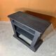 Antique wooden counter, black patina