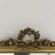 Louis XVI style mirror in wood and gilded stucco, 19th century