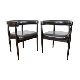Pair of Italian Chairs Fratelli Reguitti