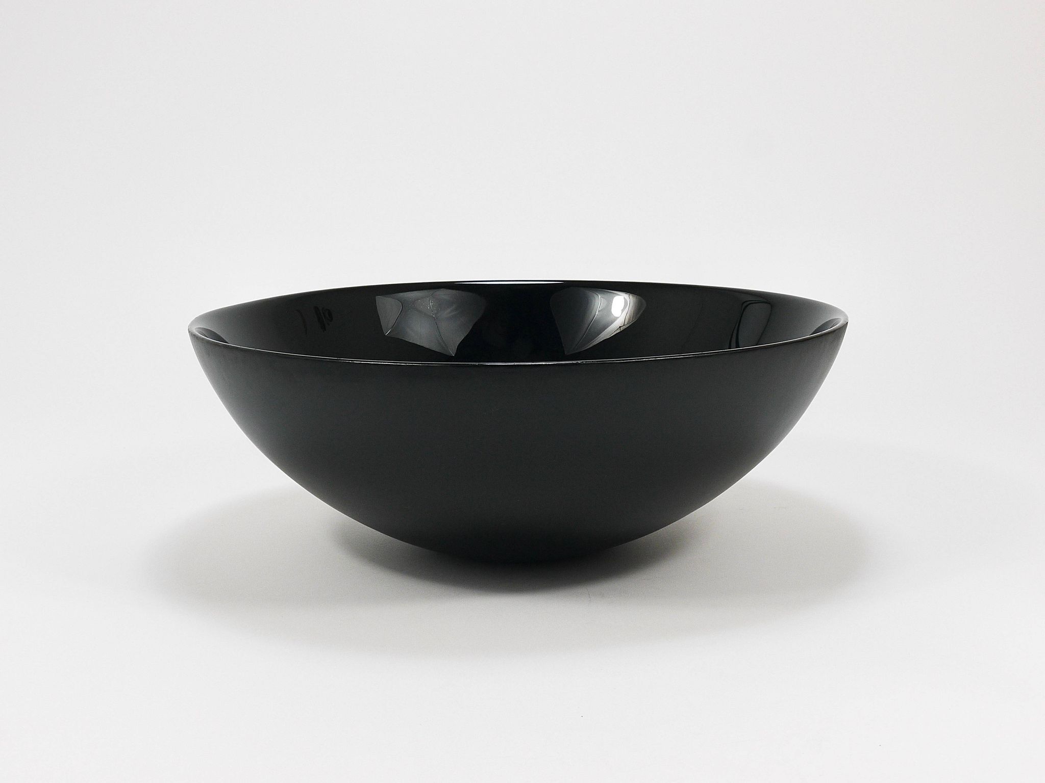 Grand Bol Centre Noir Riedel x Mesa Design, Post-Modernisme Italie, 1980