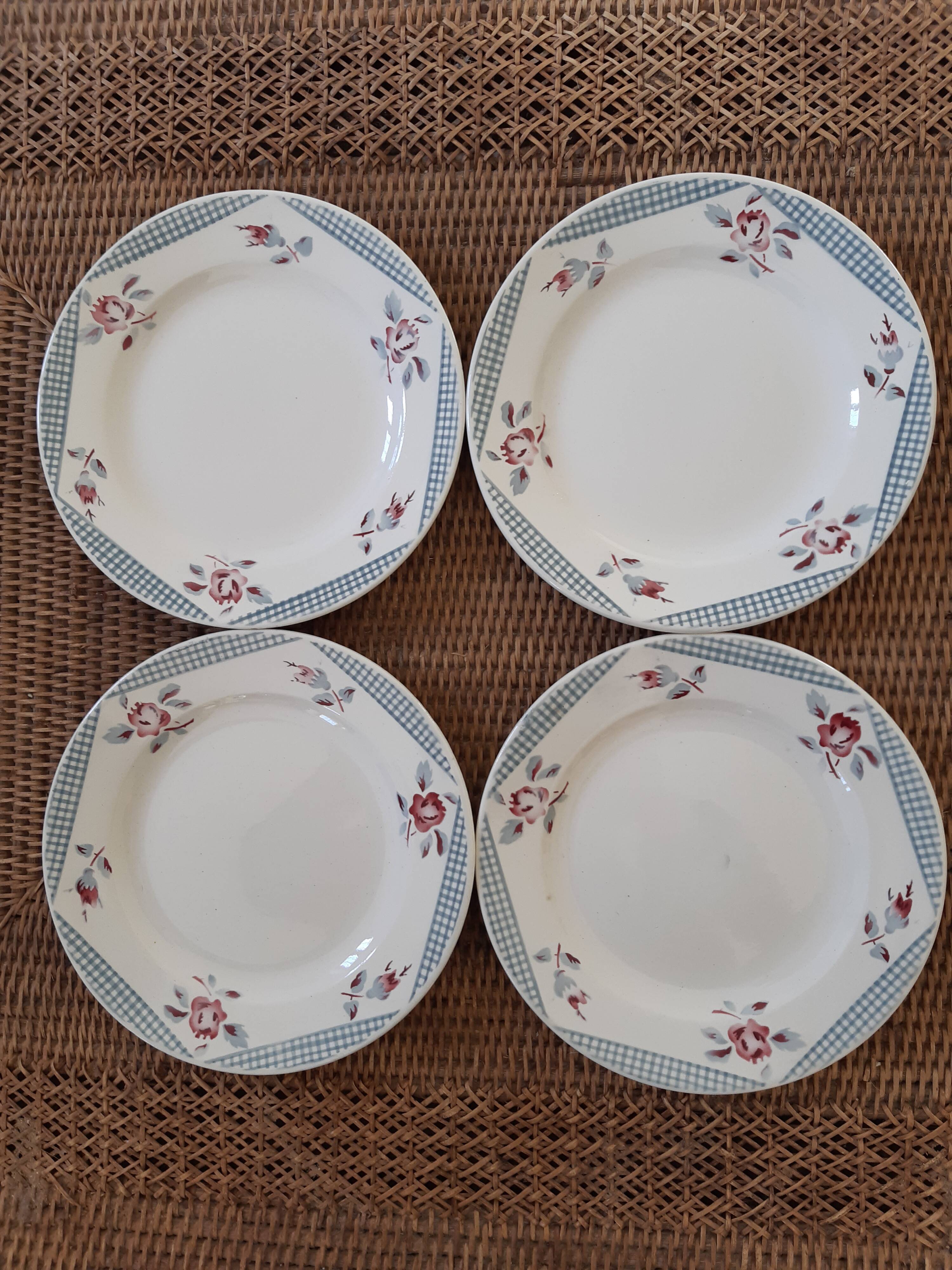 Digoin Sarreguemines plates
