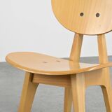 Suite of 4 3221 chairs by Jenzo Sakakura for Tendo Mokko, design 1950