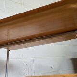 Vintage 1960s folding bar trolley on wheels