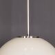 VINTAGE 20thC SET OF NINE LARGE OPAQUE POLYMER GLOBE LIGHTS c.1970