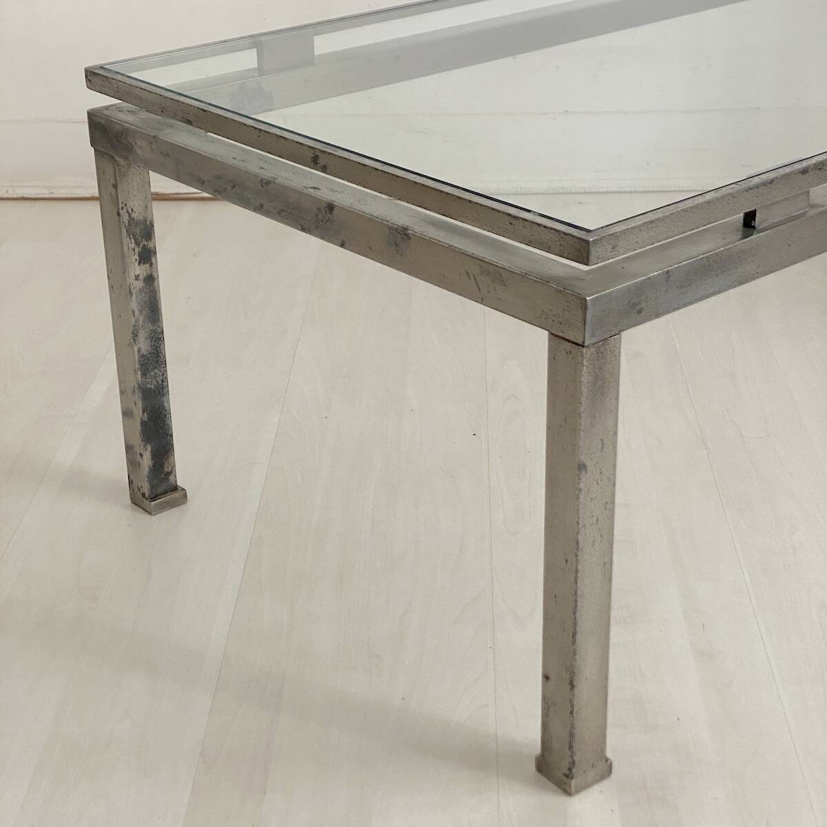 Table basse maison Jansen vintage 70's design Guy Lefevre