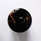 Black opaque glass box with WV glass stamp