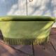 Green velvet toad sofa