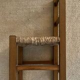 Rustic straw chair