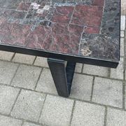 Ceramic tiled coffee table by Pia Manu (signed)