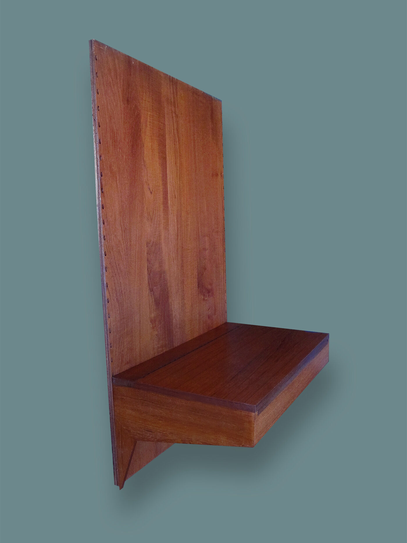 Desk suspended in teak by Poul Cadovius, Denmark, 1960