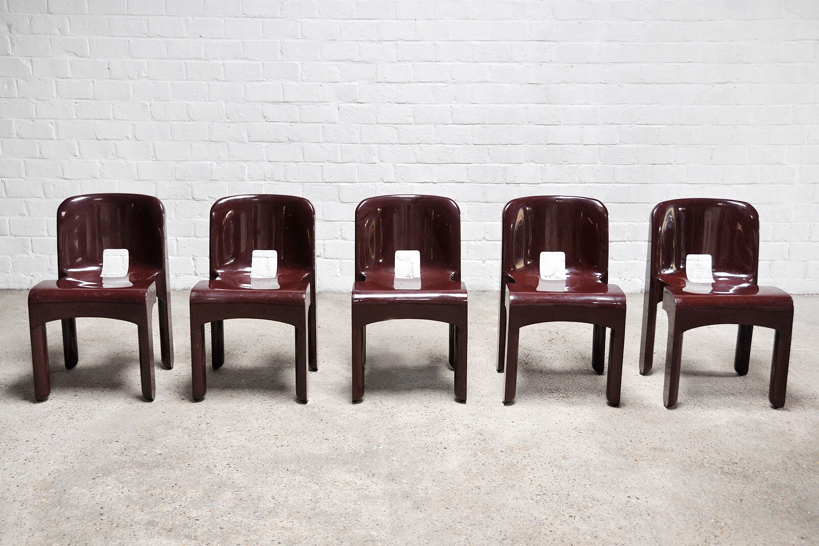 'Universale' Chairs model 4869 by Joe Colombo for Kartell, Set of 5, 1970s