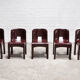 'Universale' Chairs model 4869 by Joe Colombo for Kartell, Set of 5, 1970s