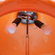 Lampadaire Space Ace Orange Shade  années 1970 Italie