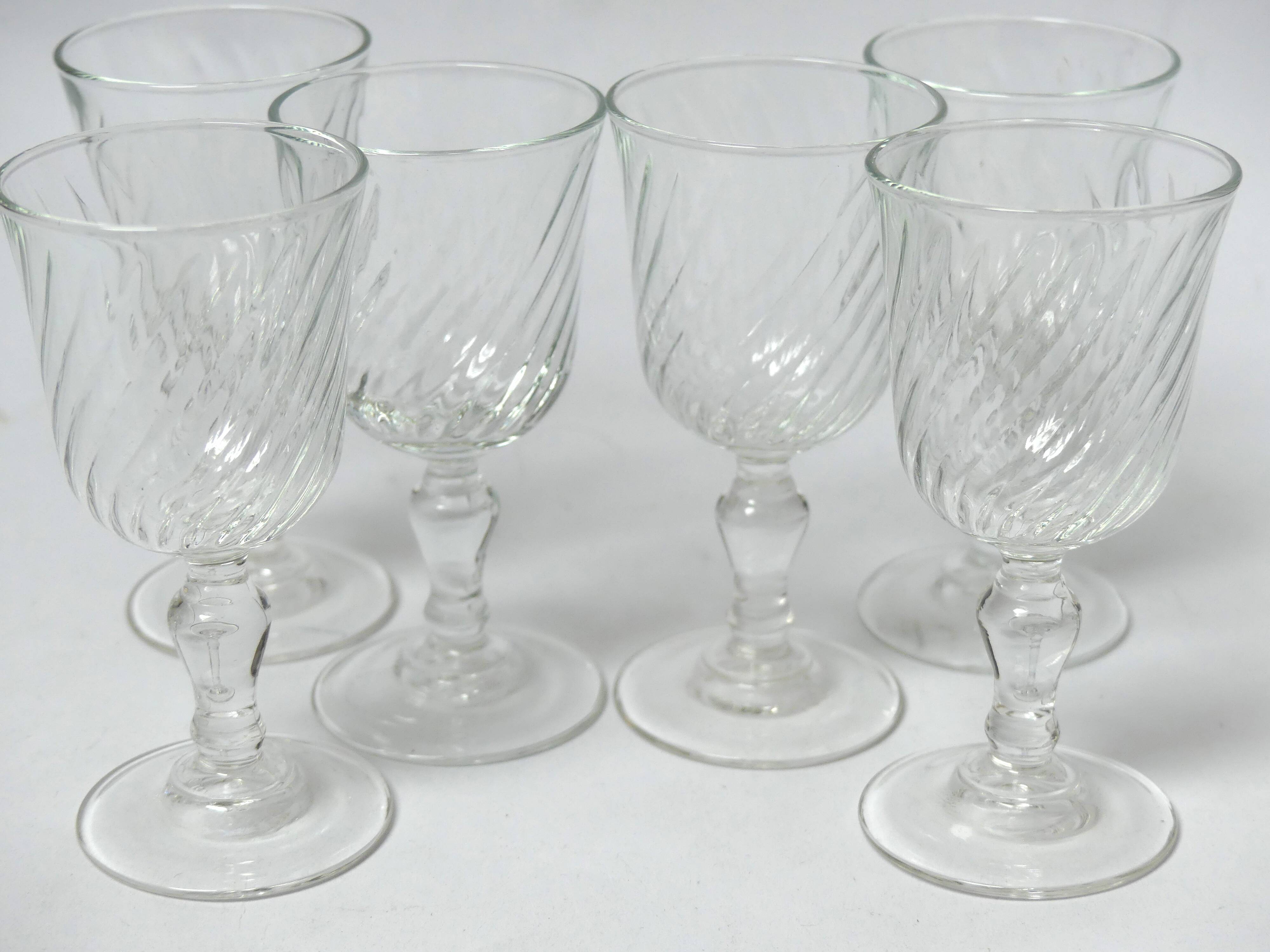 Luminarc liqueur glasses