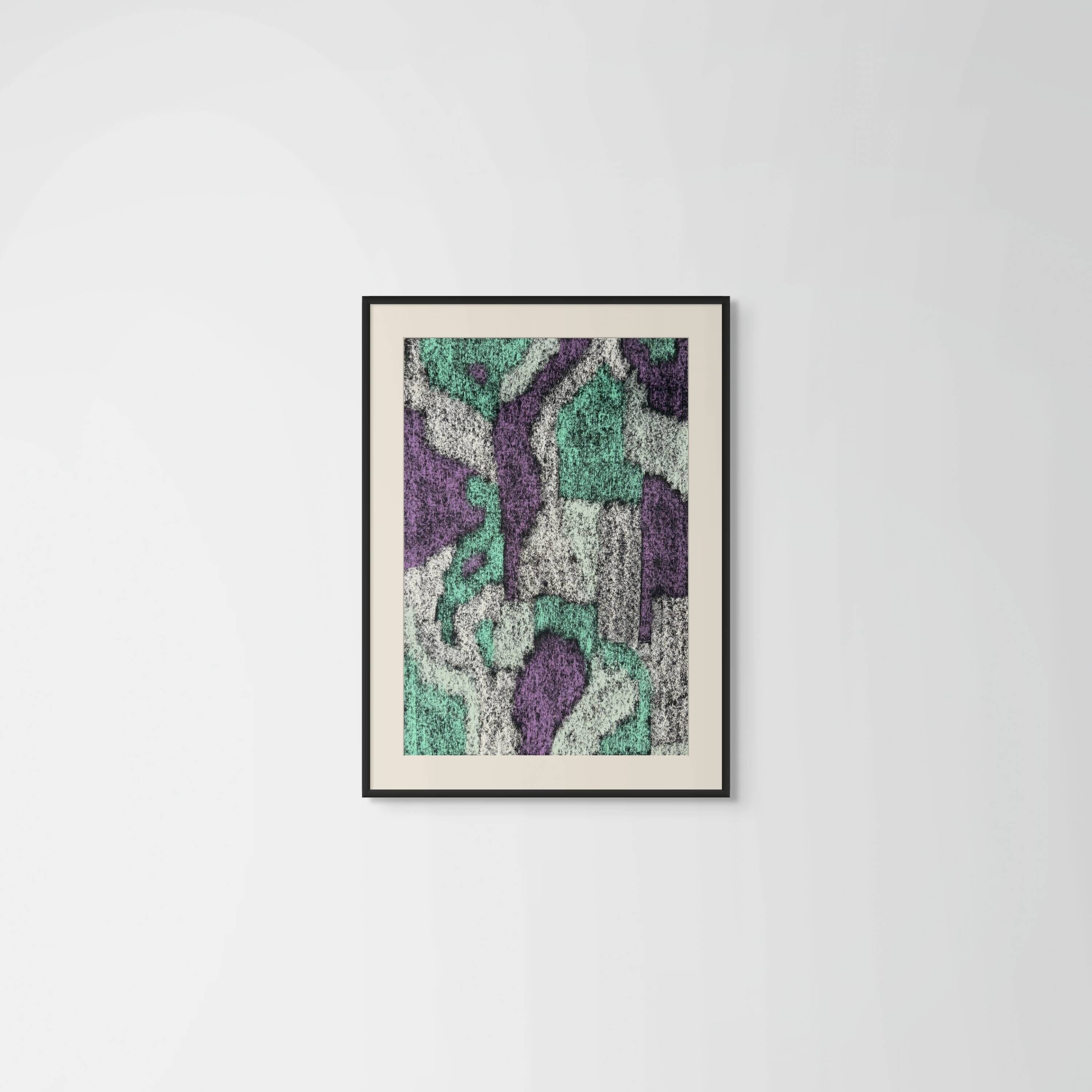 Pastel drawing 'Diptyque Brésil' by Atelier Cléophée