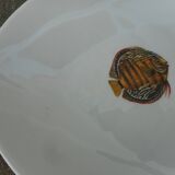 Plat à poisson en porcelaine
