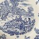 Lunch on the grass: vintage porcelain plate BP GIEN
