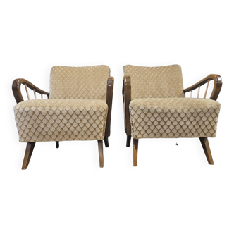 Paire de fauteuil année 1950 vintage