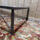 Table basse en fer et verre 1980