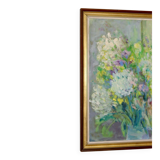 Original Swedish oil on panel from the mid-century "Whispers of Spring" Vintage