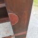 Furniture trunk wood coffee table shelves library suitcase
