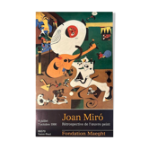 Joan Miró Exhibition Poster - Retrospective Of Painted Works - Fondation Maeght
