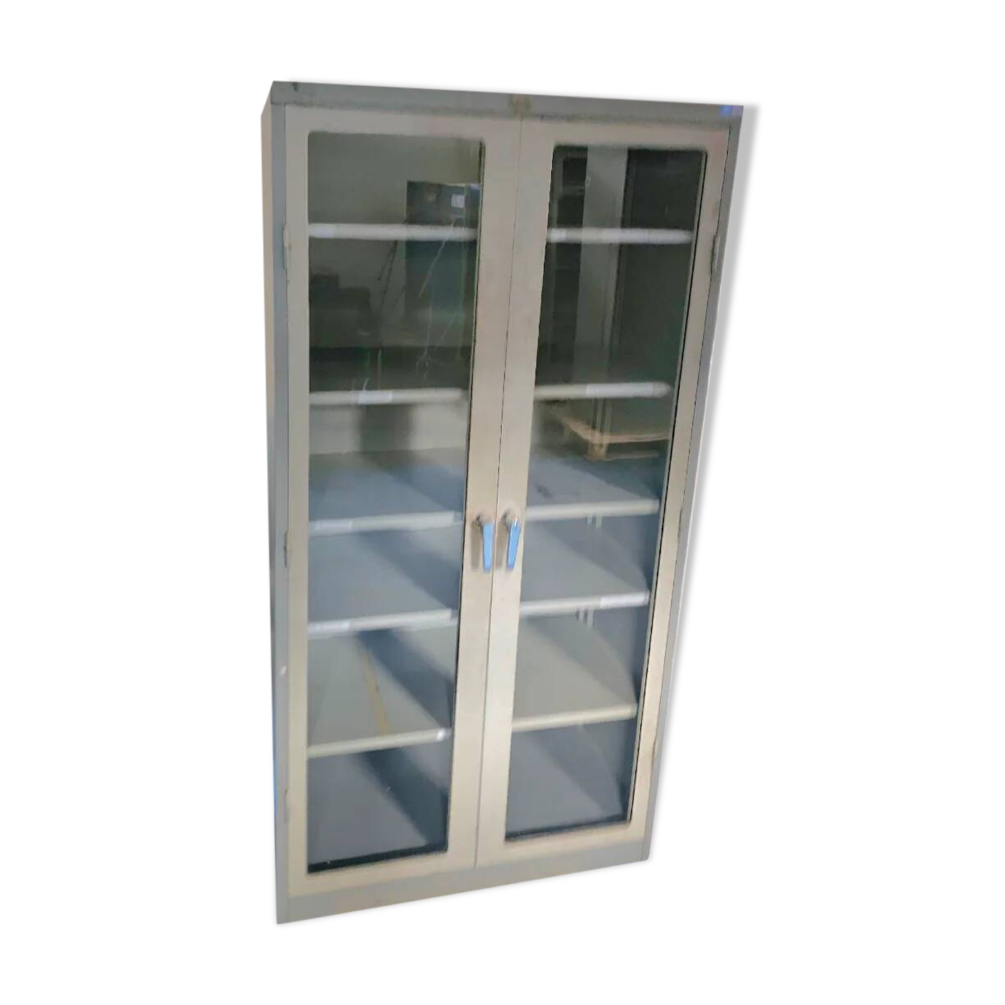 Metal laboratory / industrial cabinets / 1960s / N.V. Boma